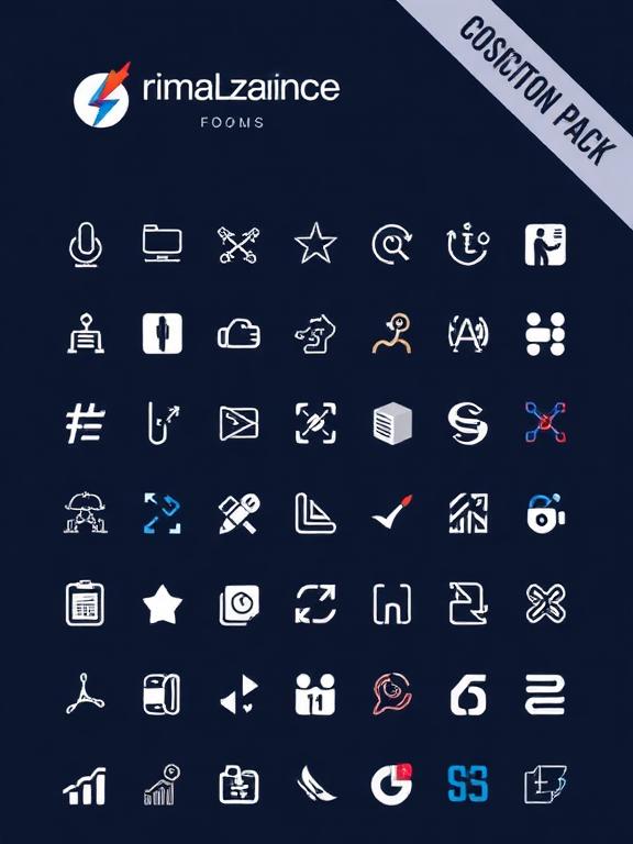 Minimalist Glyph Set